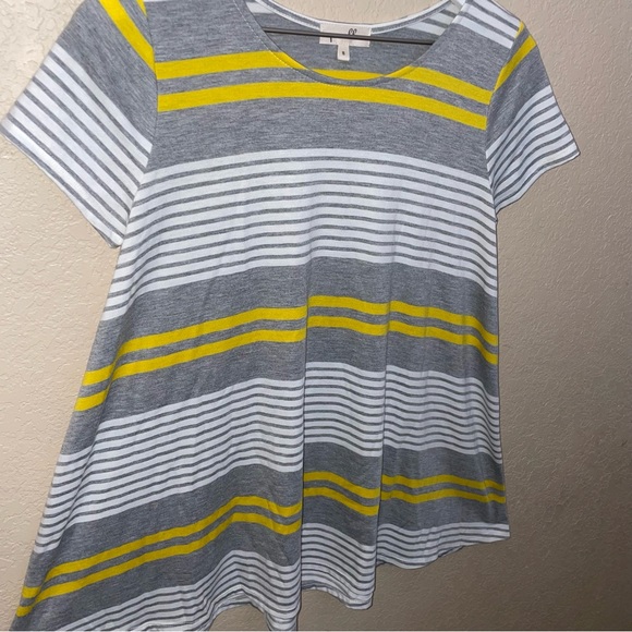 Anthropologie Puella Gray and Yellow Swing Tunic - Picture 6 of 7